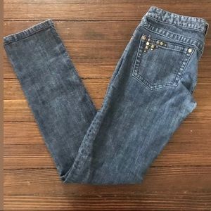 Free people studded pocket jeans size 28